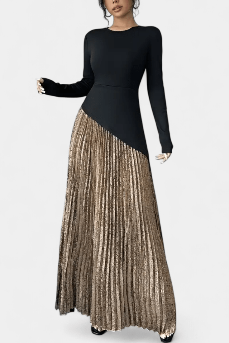 Elin | Abito con blocco di colore