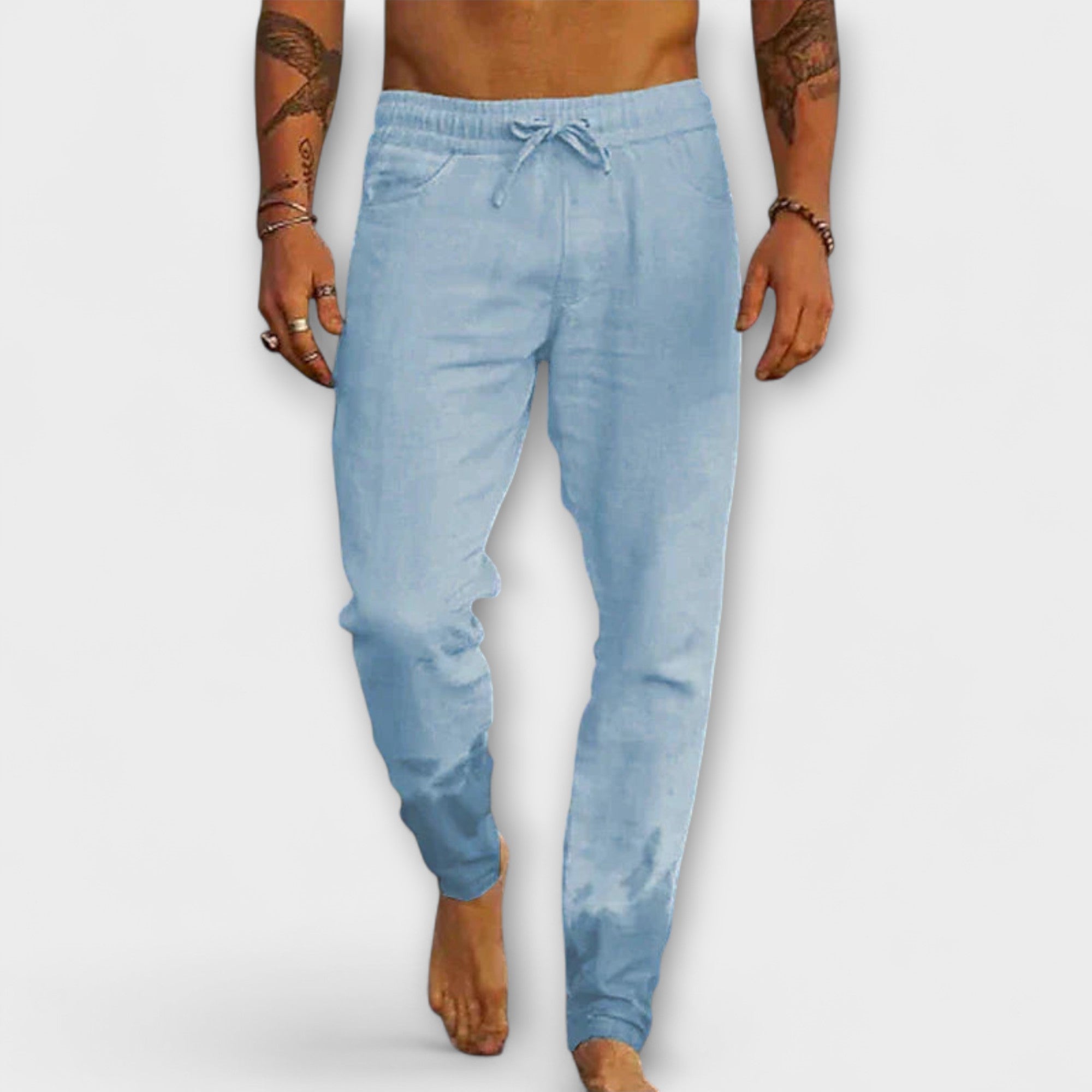 Pantaloni da Spiaggia in Lino