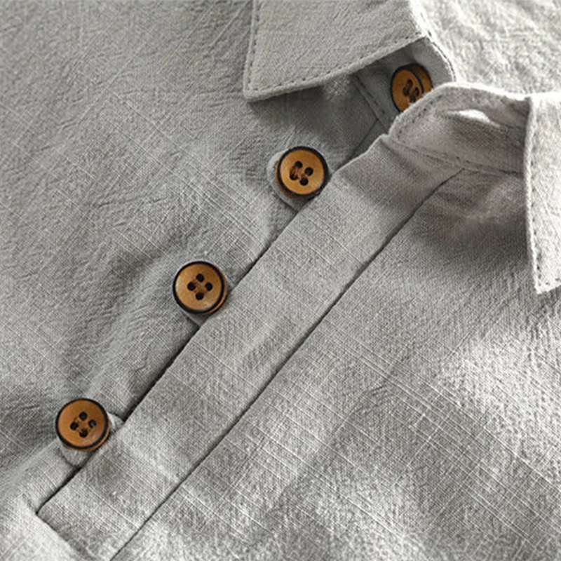 Polo in Cotone e Lino