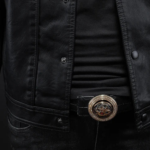 Giacca in Pelle Moderna