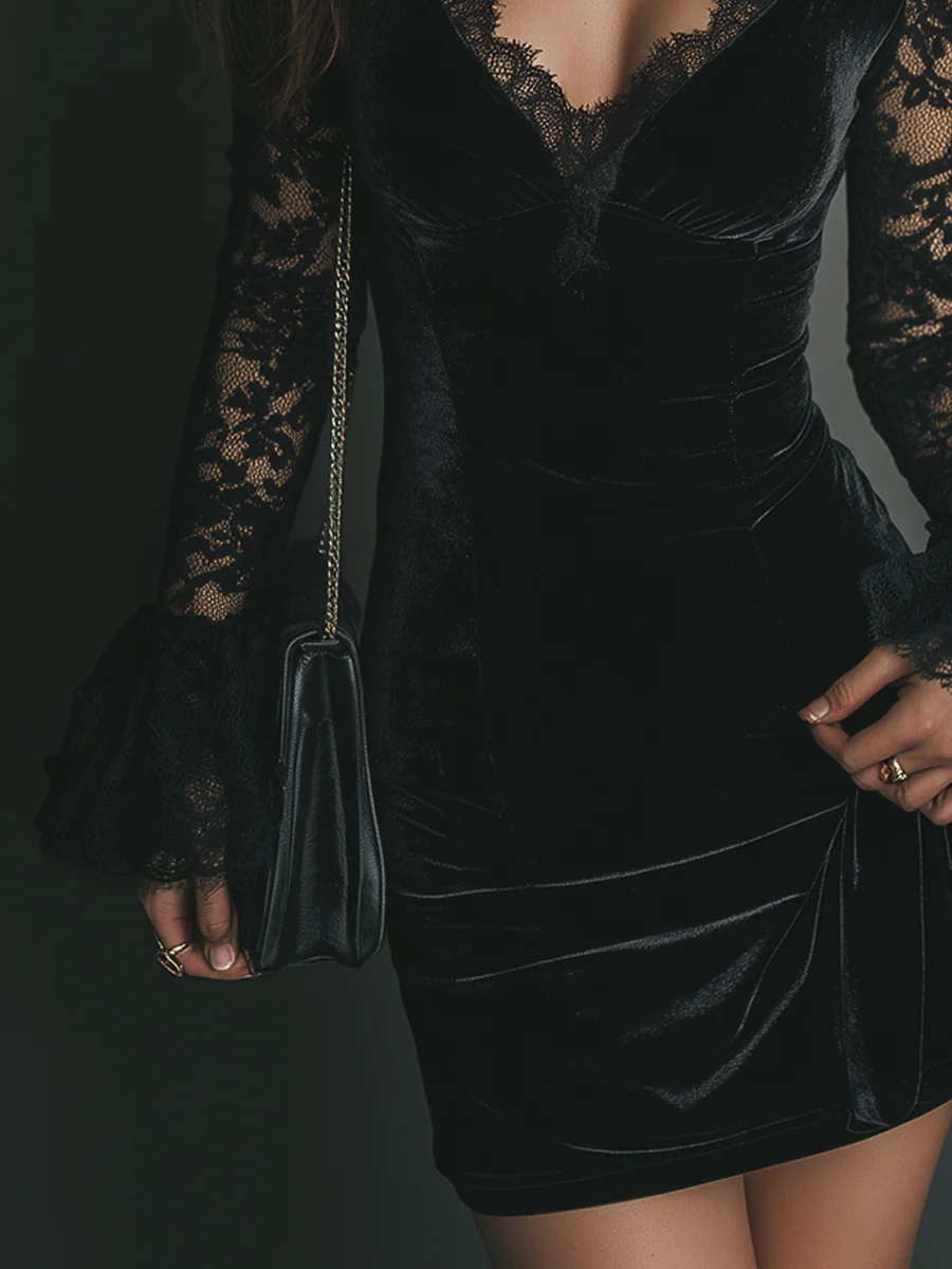 Blanka – Eleganti vestiti neri in pizzo