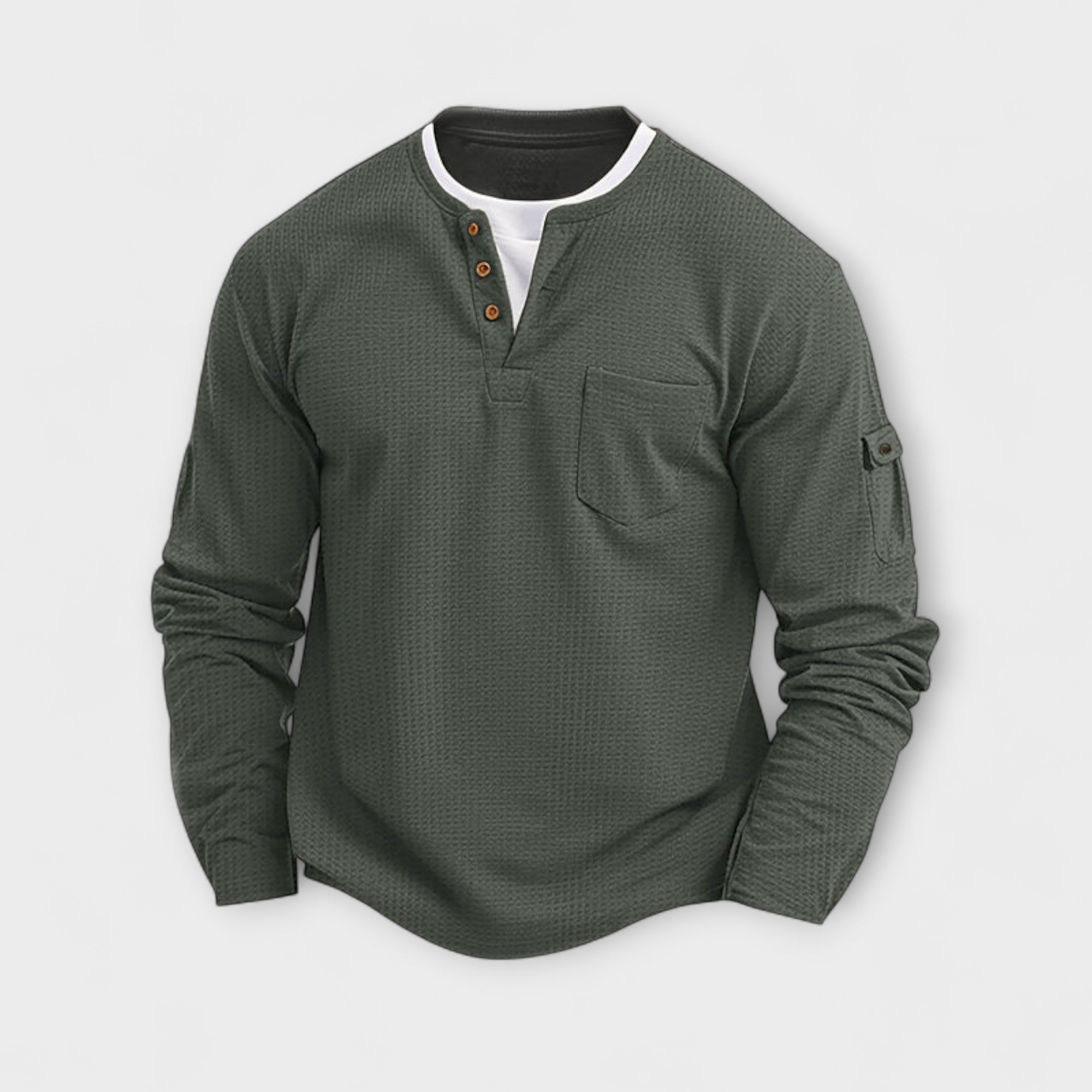 Polo leggero a maniche lunghe