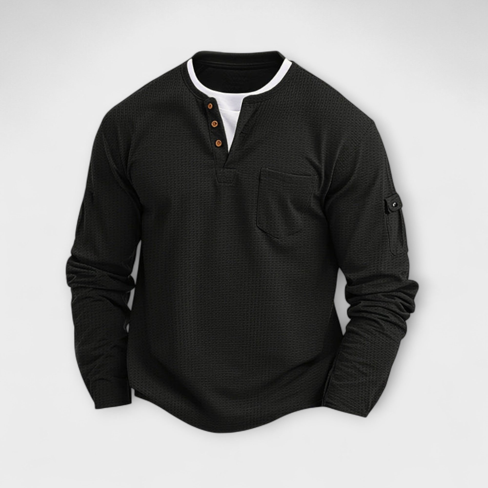 Polo leggero a maniche lunghe