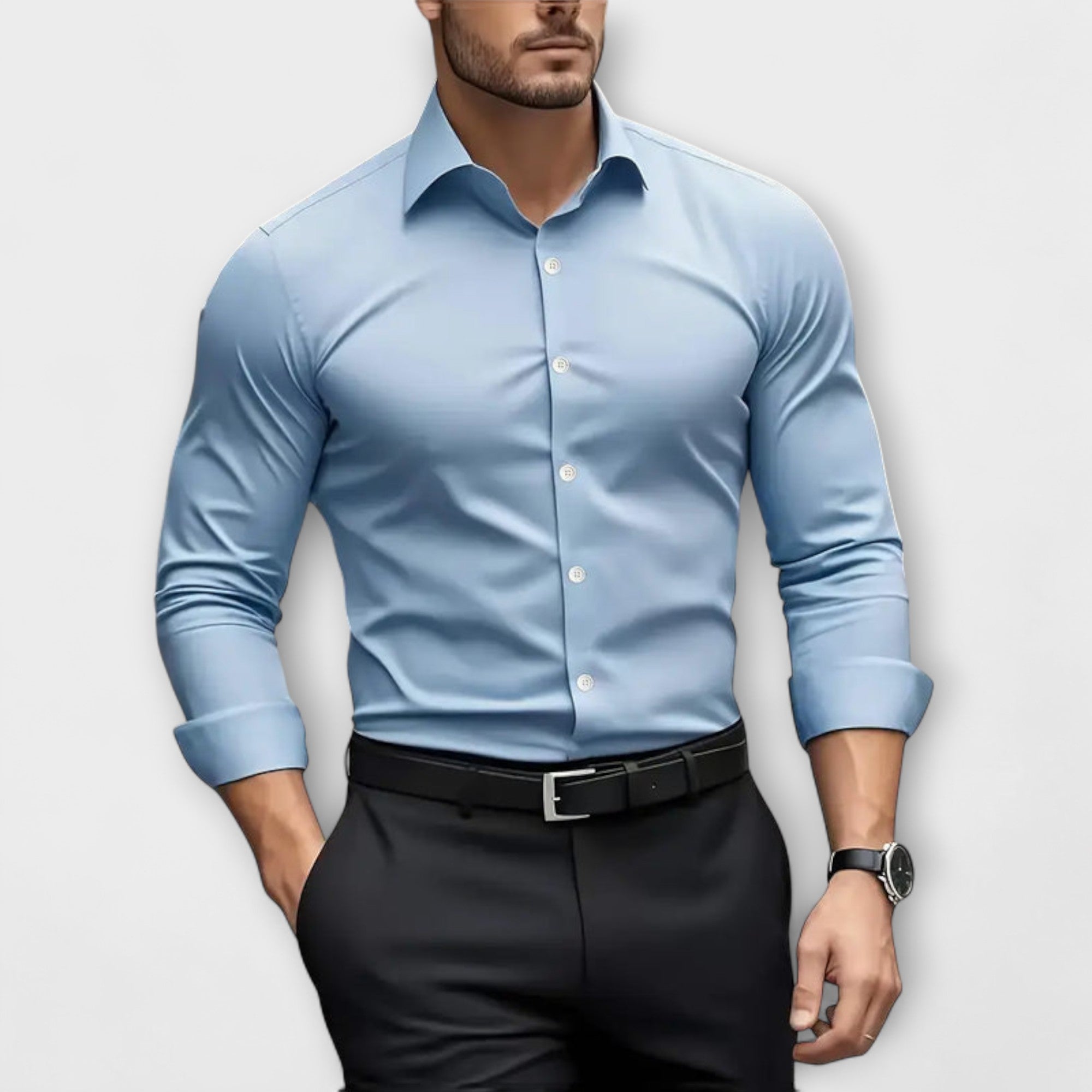 Camicia a Maniche Lunghe Traspirante