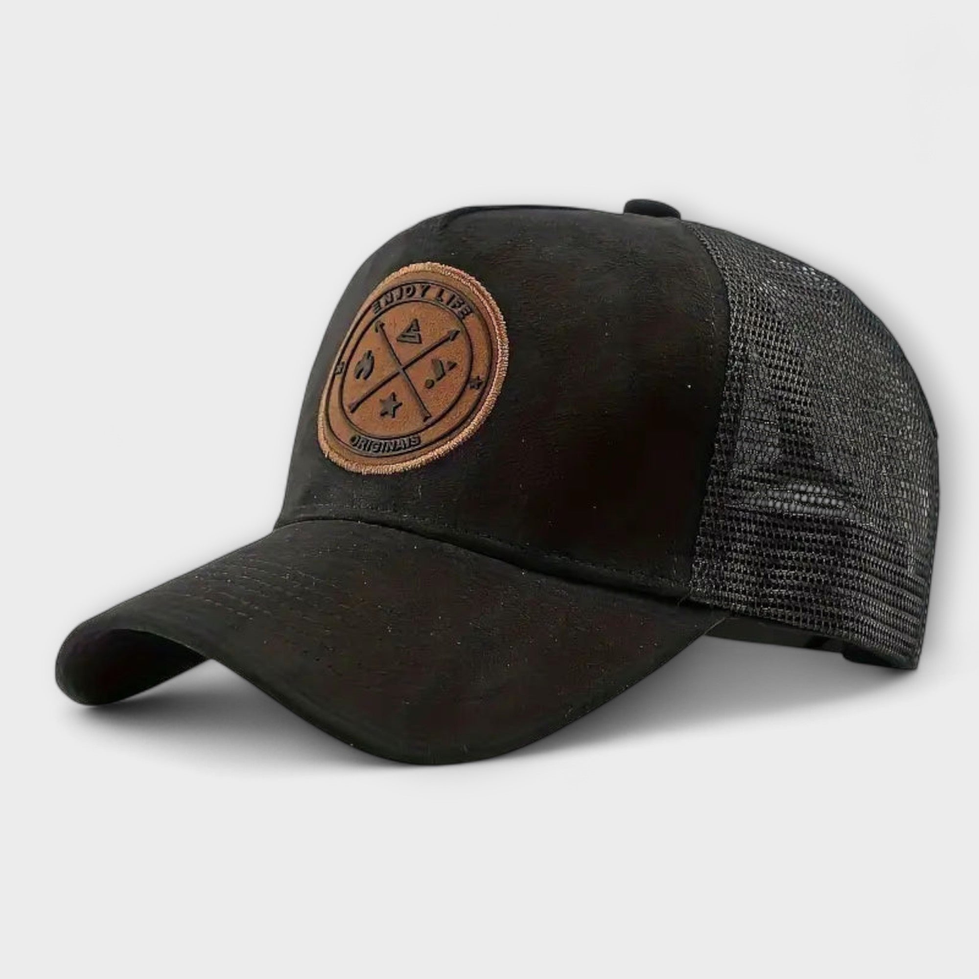 Cappellino Snapback in Pelle