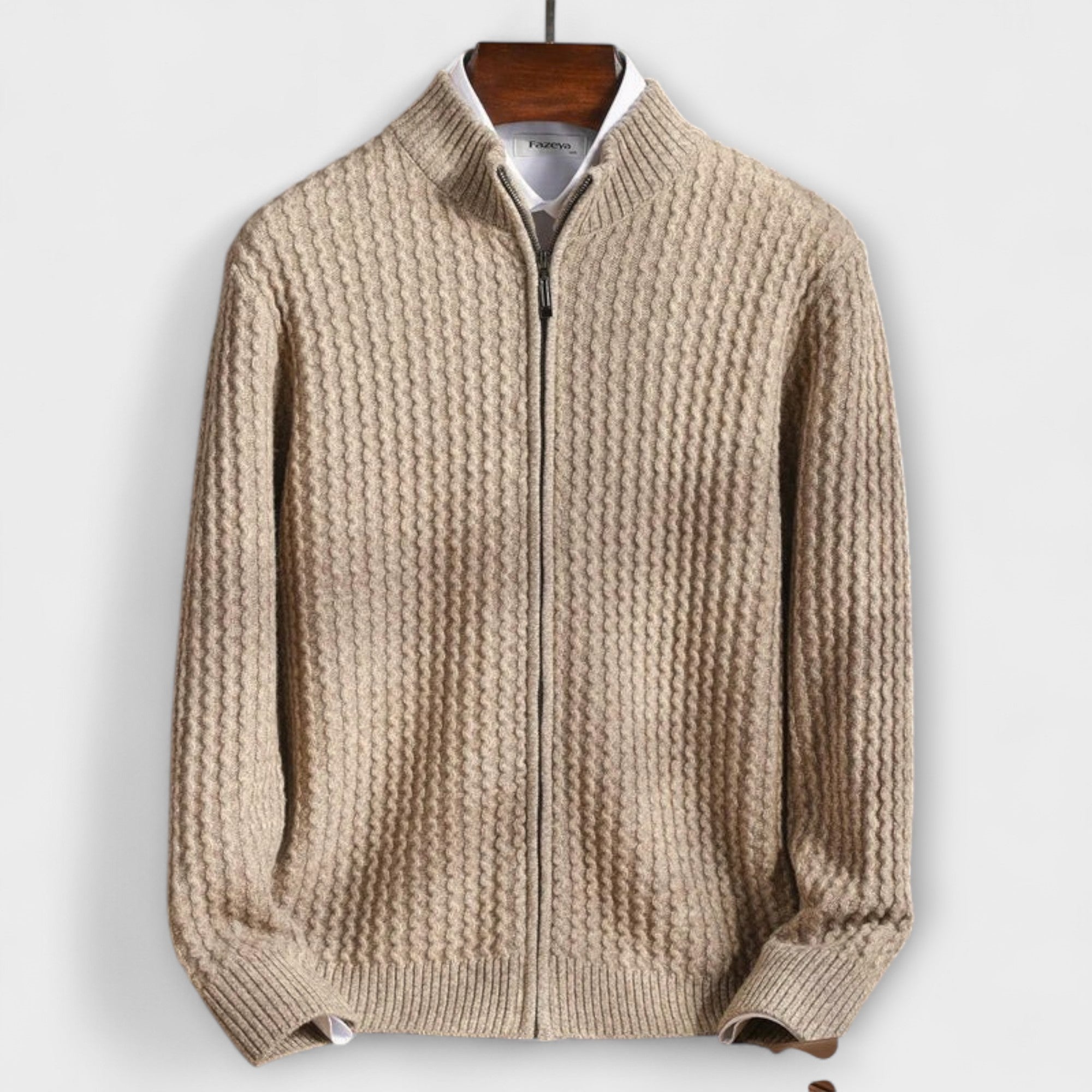 Belmont™ – Maglione con Zip in Lana Merino