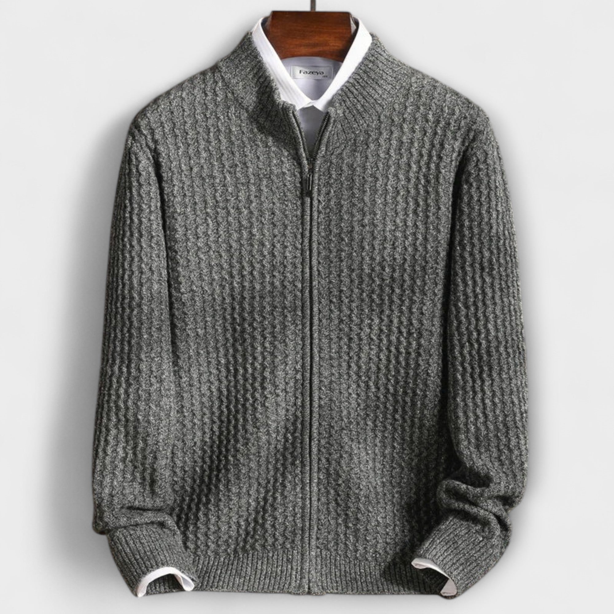 Belmont™ – Maglione con Zip in Lana Merino