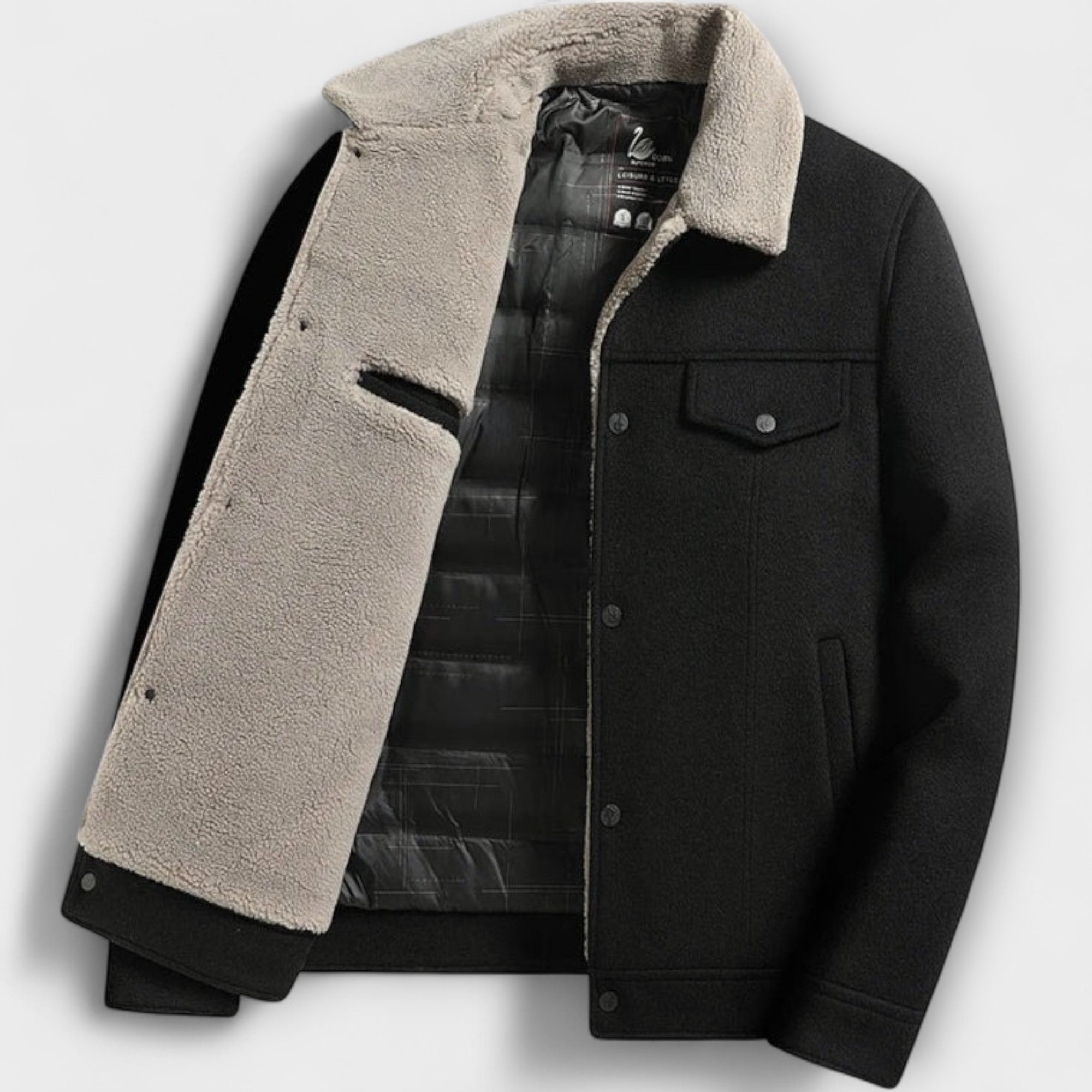 Giacca in Lana Sherpa