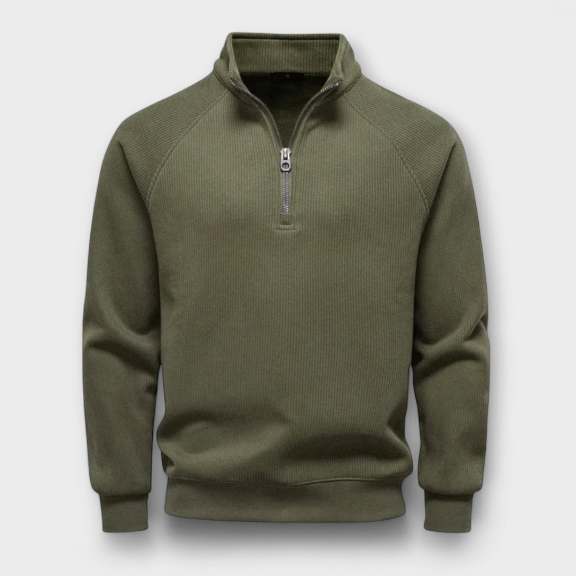 Édouard | Maglione con zip foderato in pile – calore, stile e fiducia per l'inverno