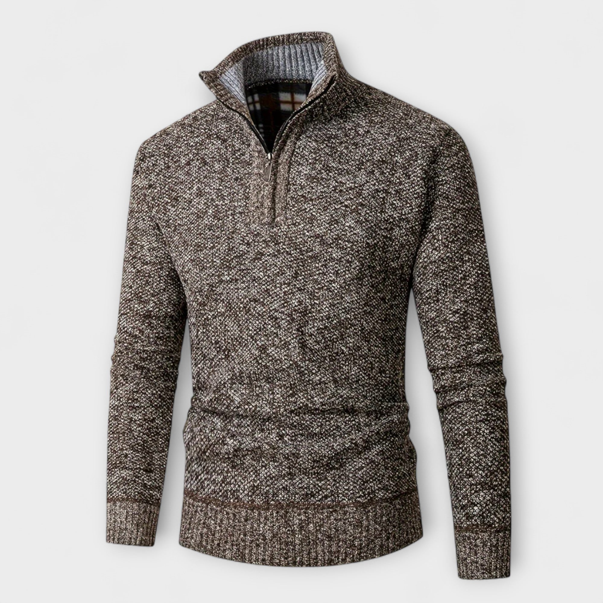 Marcel | Maglione con collo alto e zip – calore, eleganza e comfort invernale