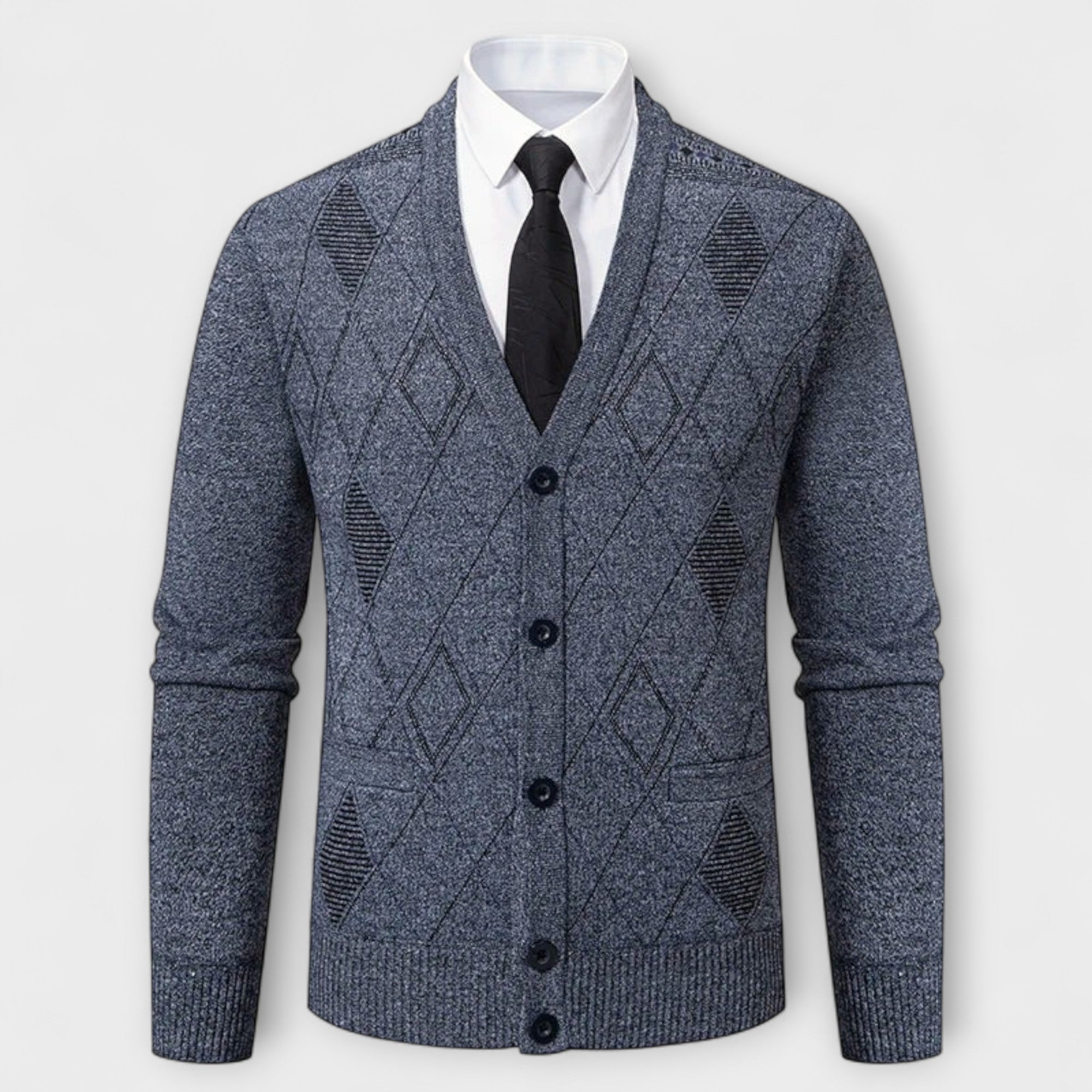 Preston™ – Cardigan a Maglia Diamante
