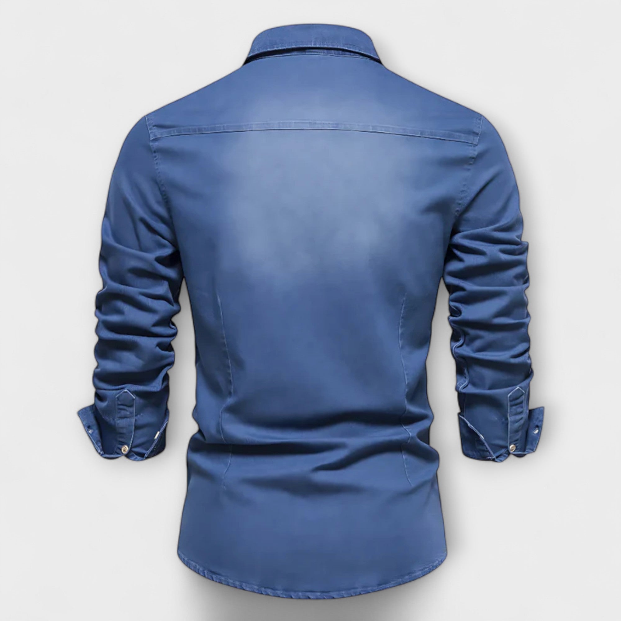 Camicia slim fit in denim