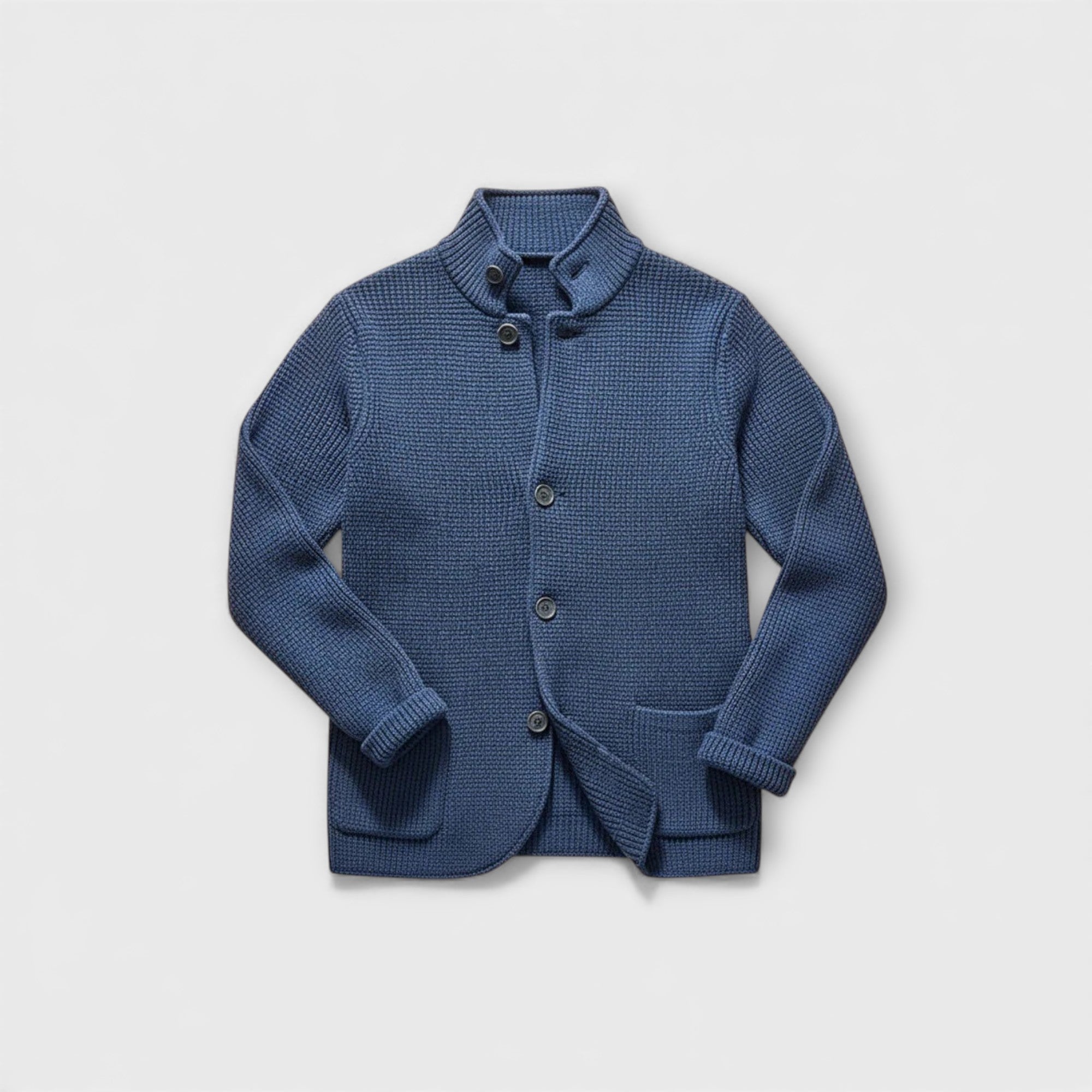 Jean Luc – Cardigan in Maglia di Lana Raffinata