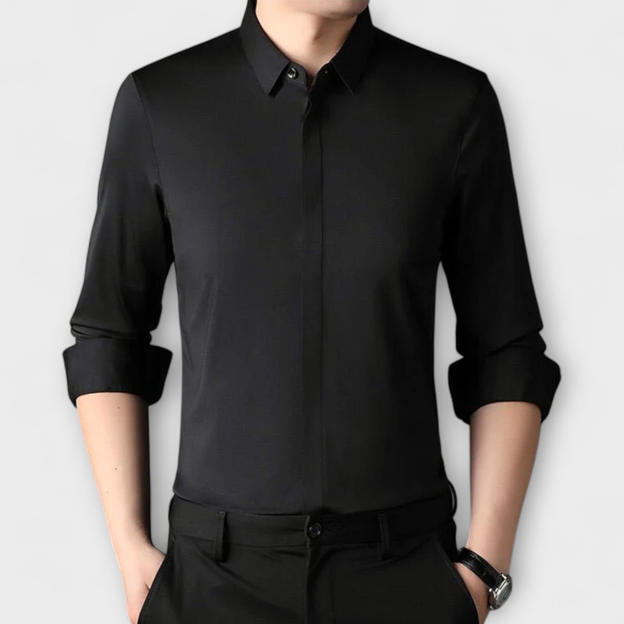 Camicia Stretch Antirughe per Uomo