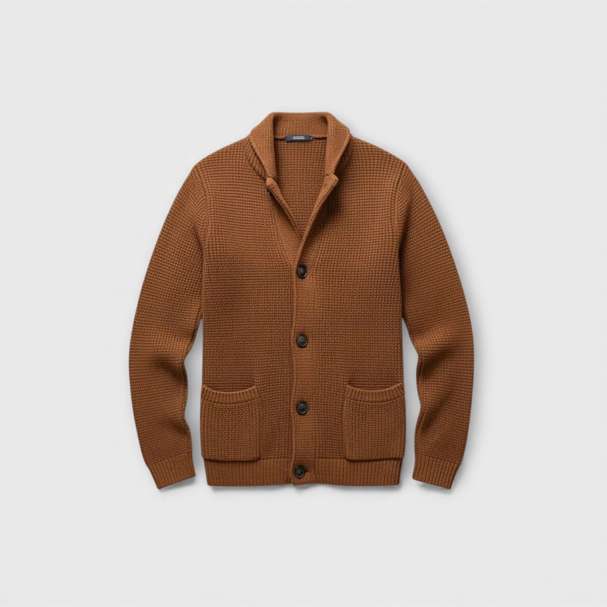 Jean Luc – Cardigan in Maglia di Lana Raffinata