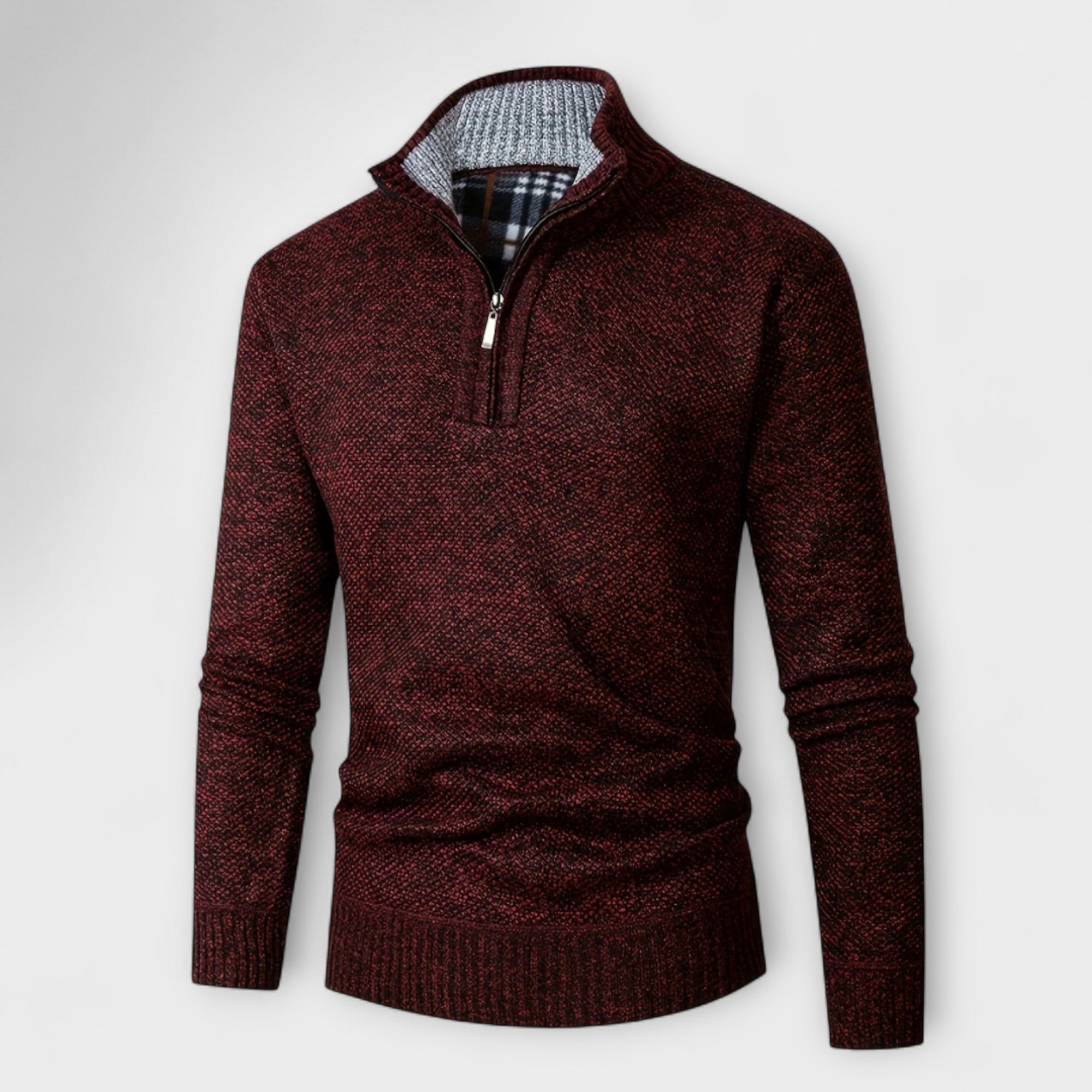 Marcel | Maglione con collo alto e zip – calore, eleganza e comfort invernale