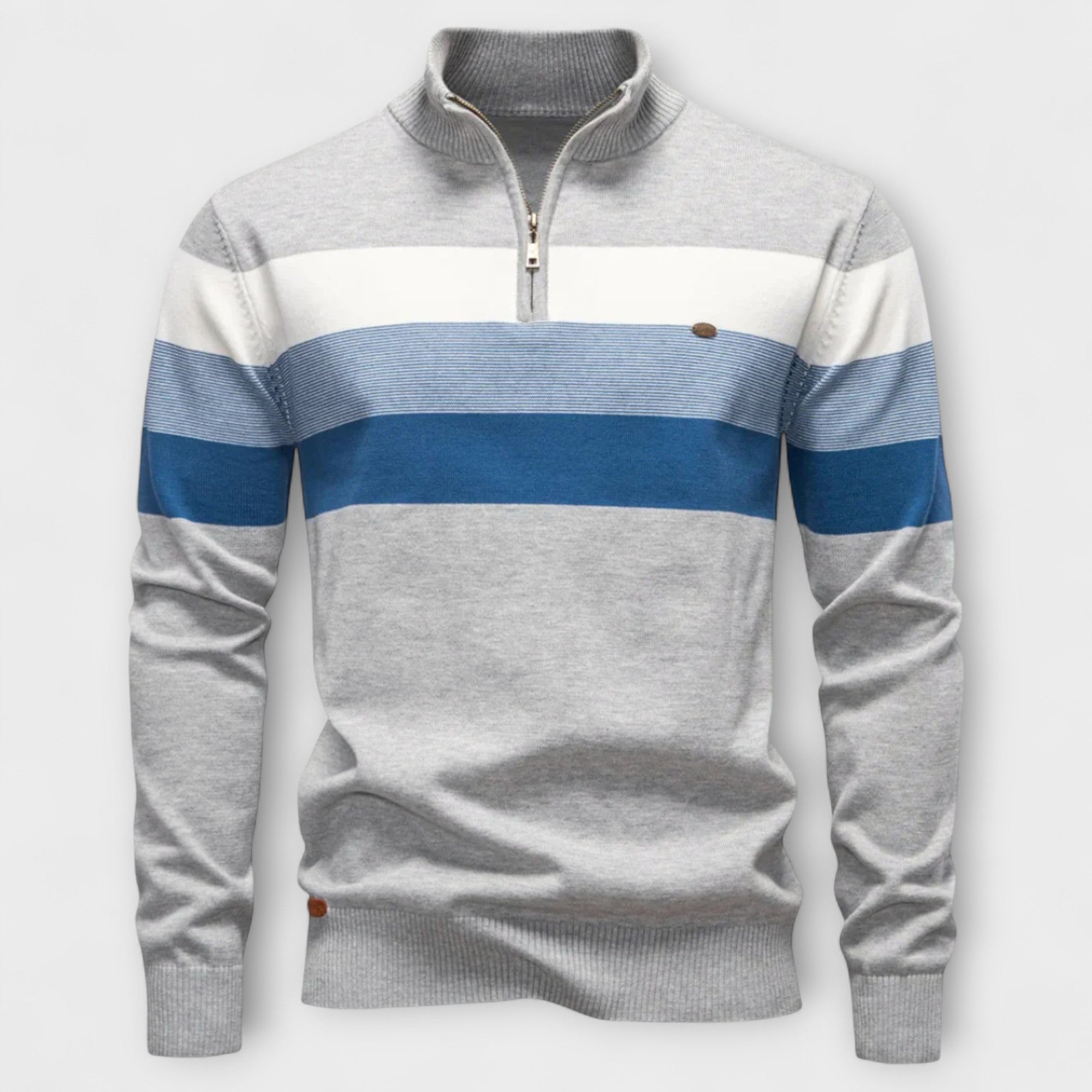 Maurice | Maglione con collo alto e zip – calore, eleganza e comodità