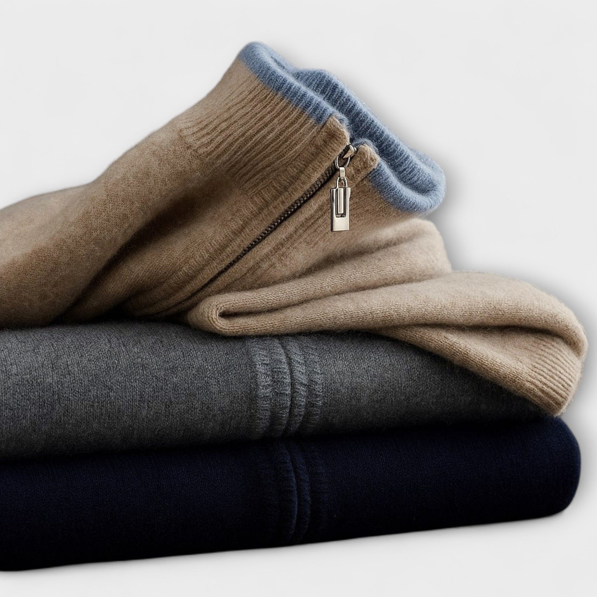 Giacca in maglia con zip