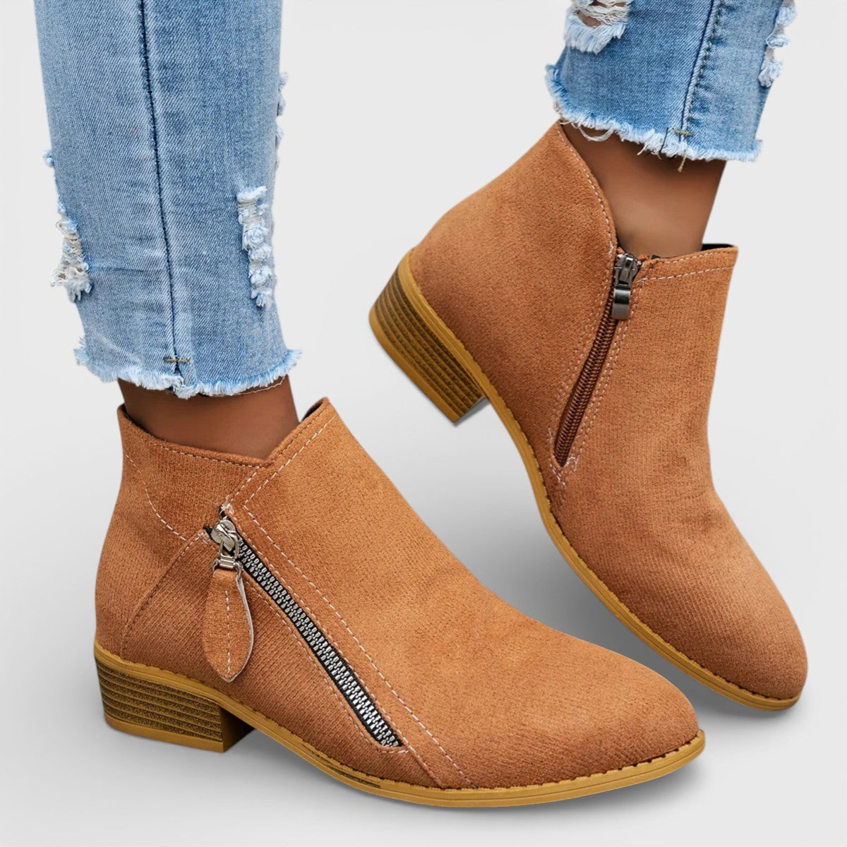 Alena – Stivaletti eleganti con zip laterale