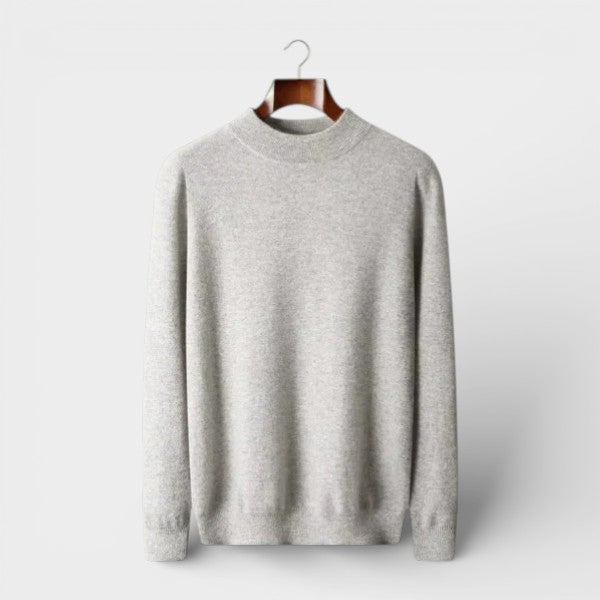 Il Maglione in Lana Merino con Collo Alto di Ginevra