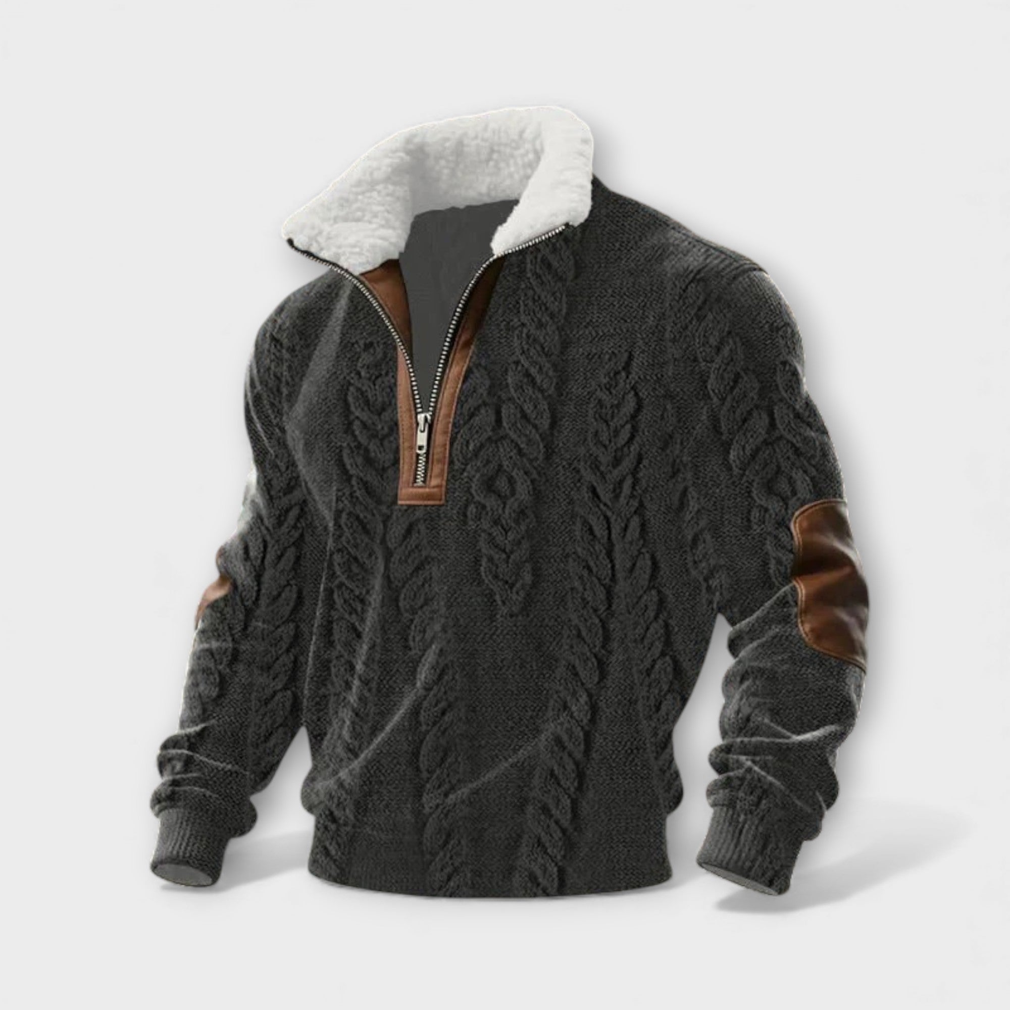 Robert – Maglione con colletto alto caldo