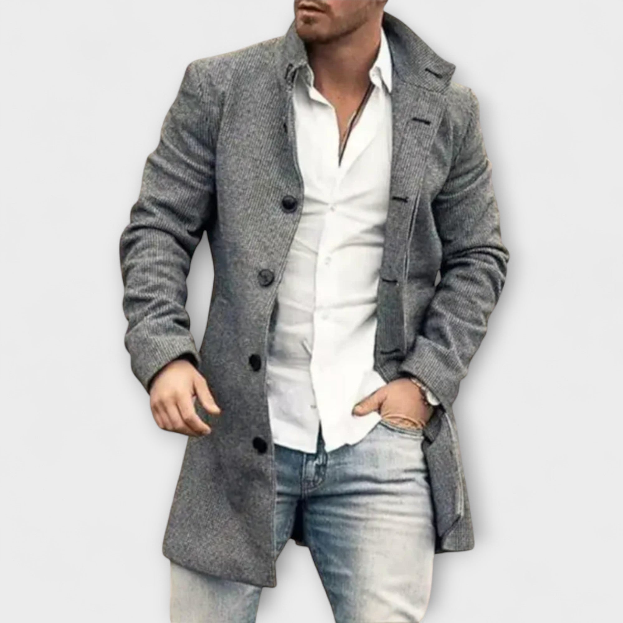 Elegante mantello da uomo