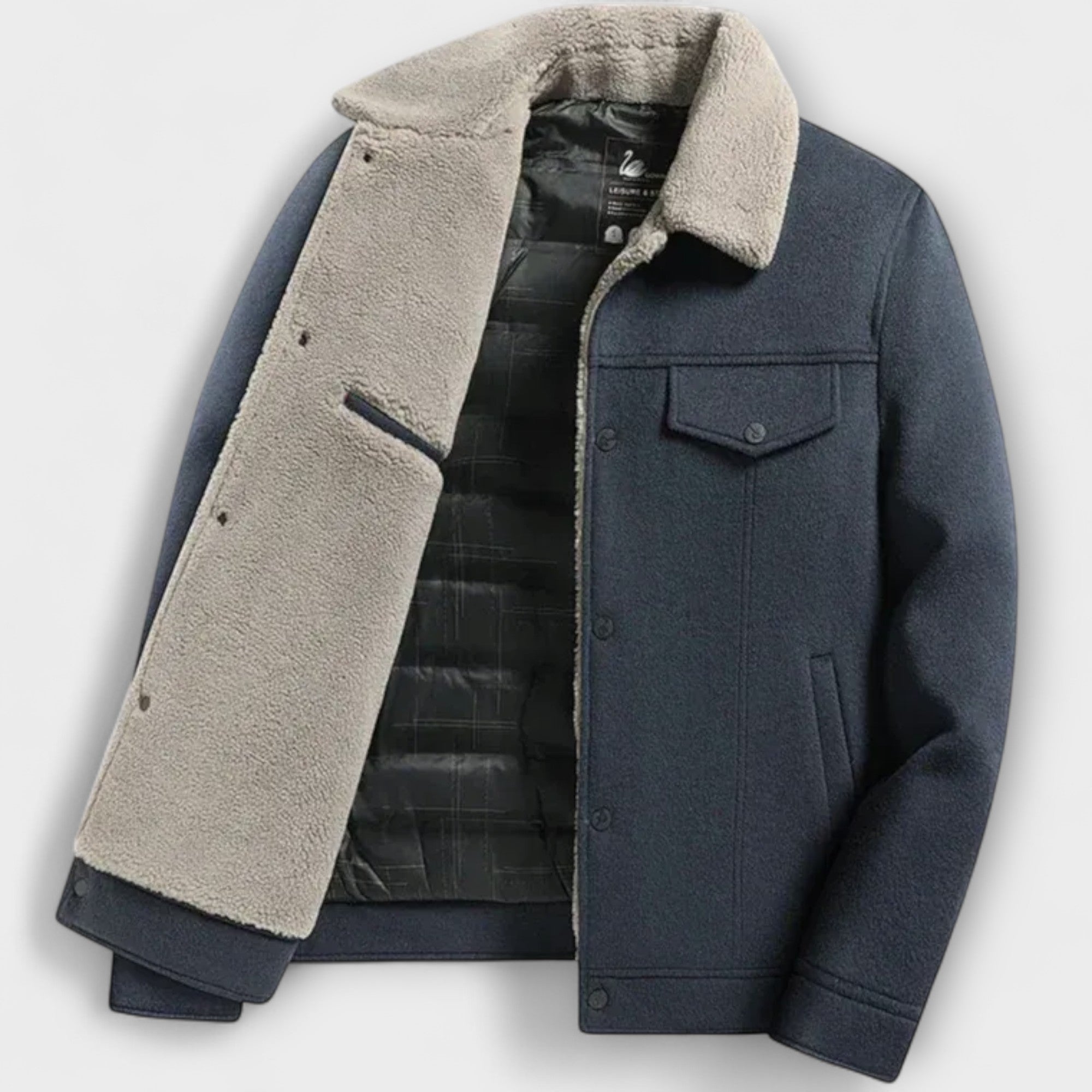 Giacca in Lana Sherpa